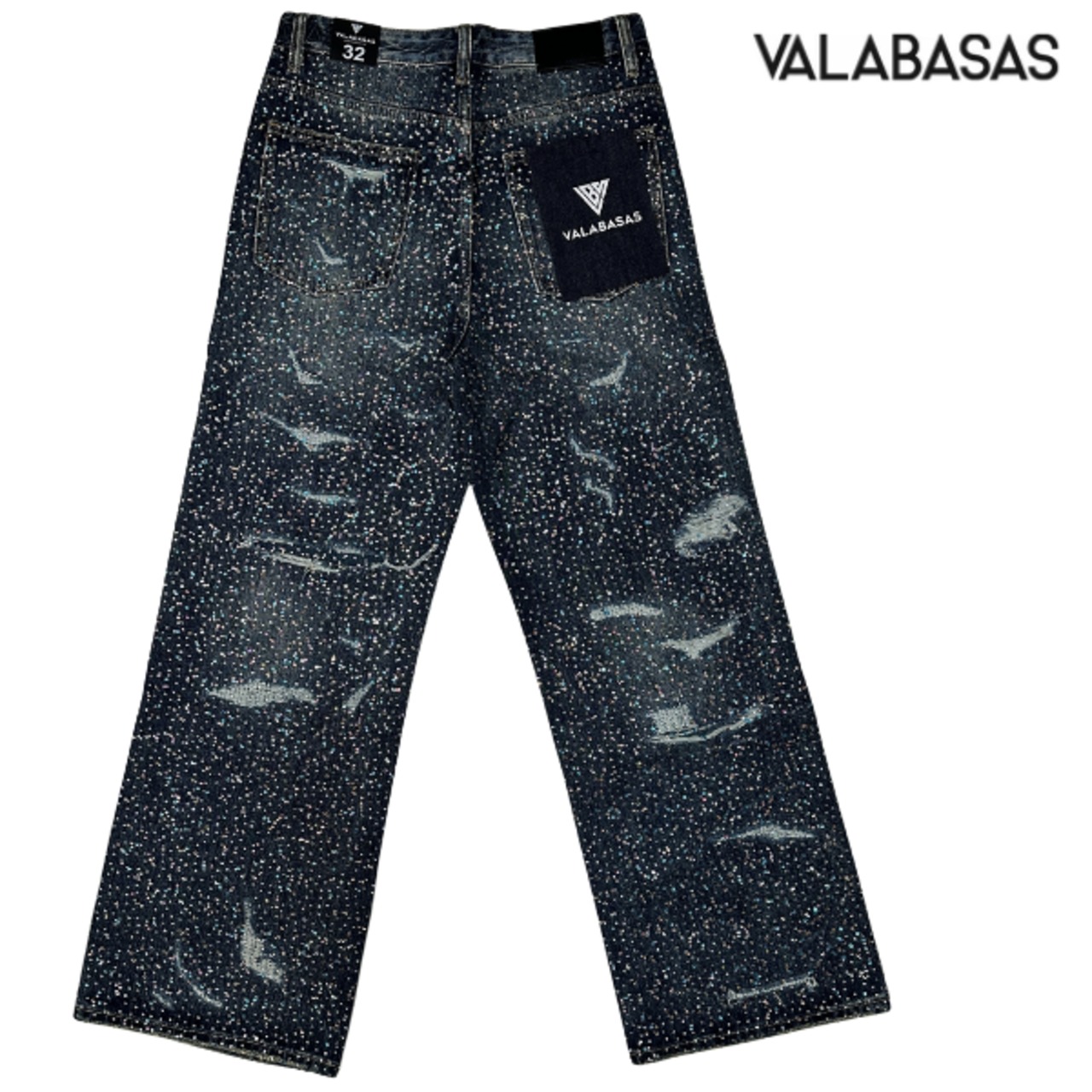 VALABASAS「"Jelato" Baggy Pants Blu×Slv」 - 2