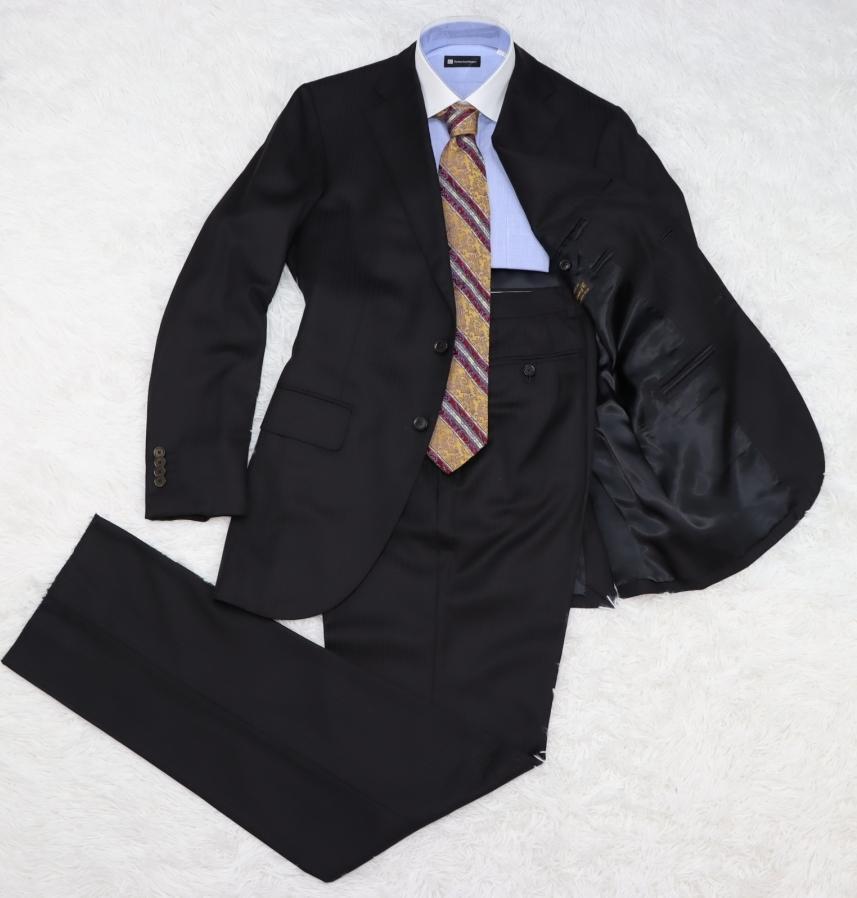 SHIPS: LORO PIANA FABRIC オーストラリス ピンストライプ ネイビー