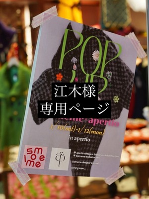 江木様専用ページ