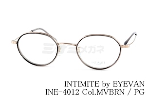 INTIMITE by EYEVAN メガネ INE-4012 Col.MVBRN / PG クラウンパント 47サイズ 眼鏡 アンティミテ 佐々木希 アイヴァン 鯖江 日本製 正規品