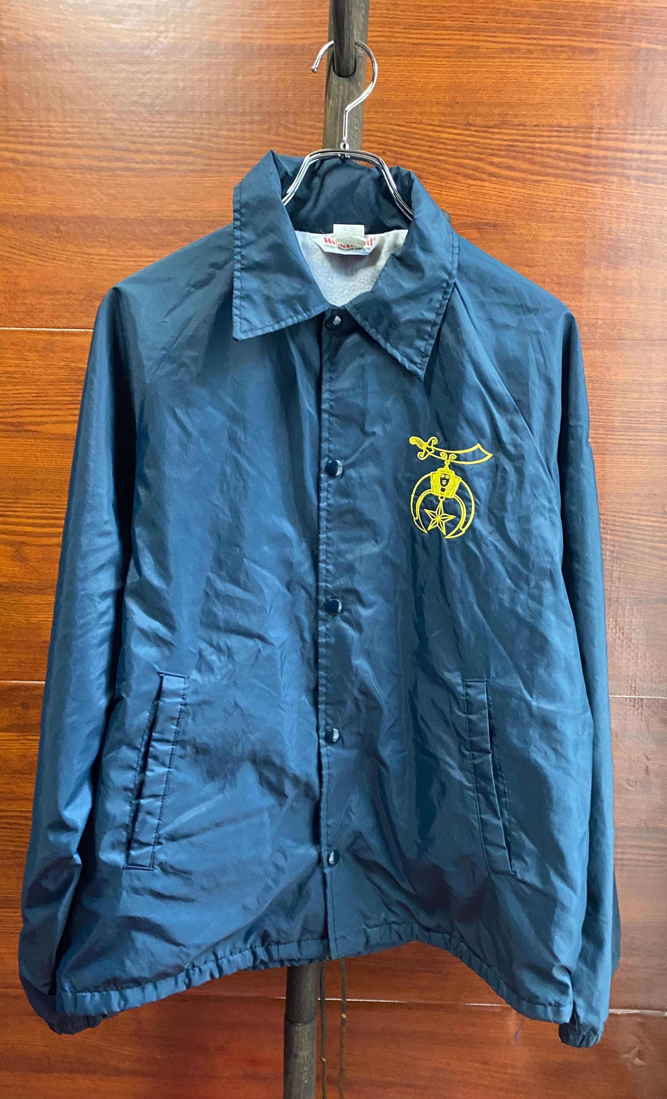 USA製 Shriner Coach Jacket シュライナー ナイロンジャケット フリー