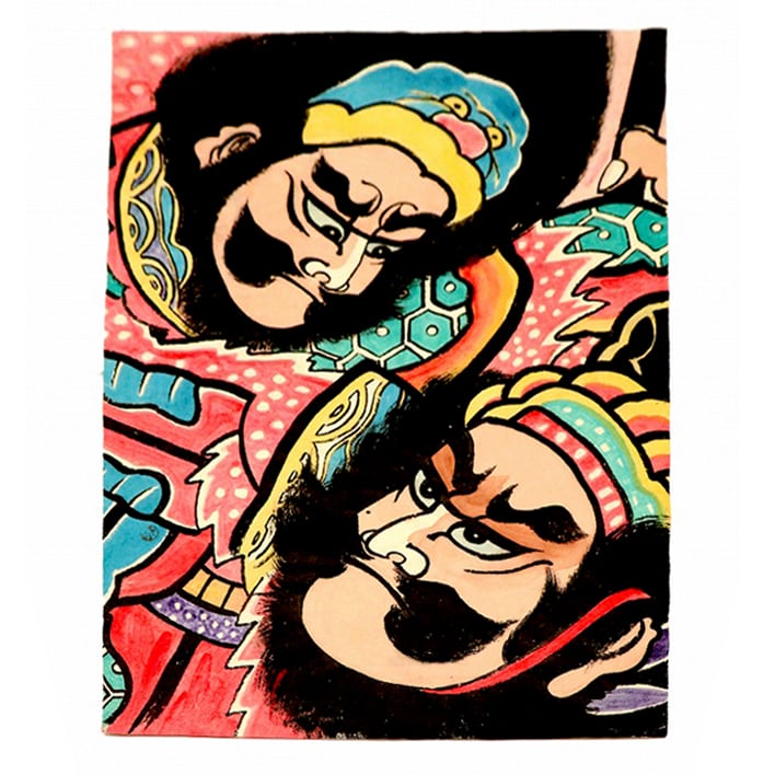 津軽凧絵・ねぷた・ねぶた・No.200118-110・梱包サイズ60 | リサイクル