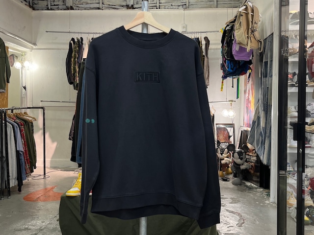 KITH CYBER MONDAY CREWNECK KHM030874-001 BLACK LARGE 00334