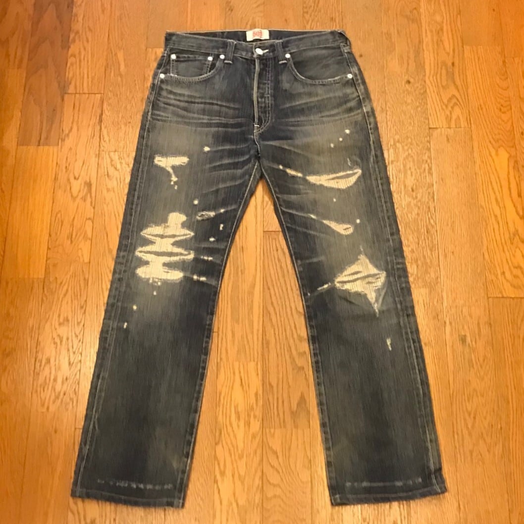 Levi's 501 ダメージ デニムパンツ ☆【送料無料】 | DAIKANYAMA FULL