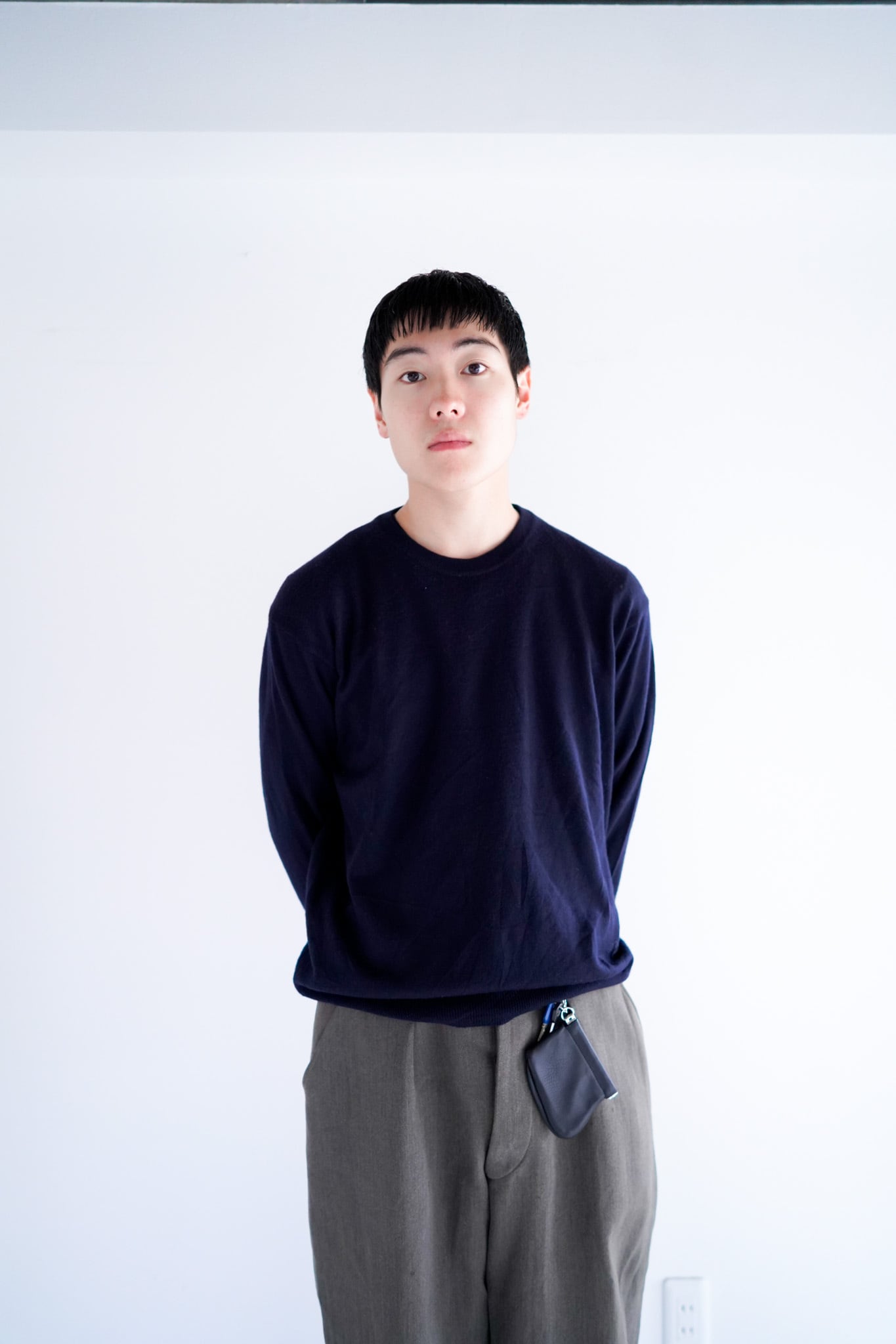 【1990s】"Made in Italy, NAVIGARE" Europe Knitting Sweater / 5-366