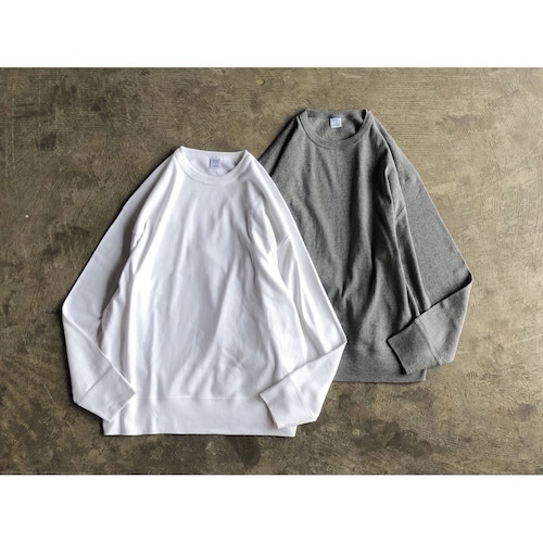 gicipi(ジチピ) 『RAZZA』 Circular Rib Crew Neck Long Sleeve T-Shirt