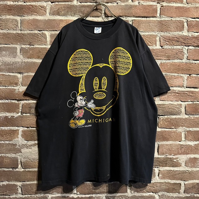 【Caka act3】"Mickey Mouse" Print Design Loose T-Shirt