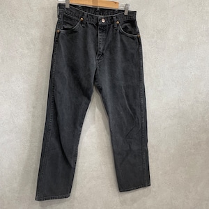 USA製 31×32 Wrangler ブラックデニム ラングラー USA製輸入 ボトムス ブラック