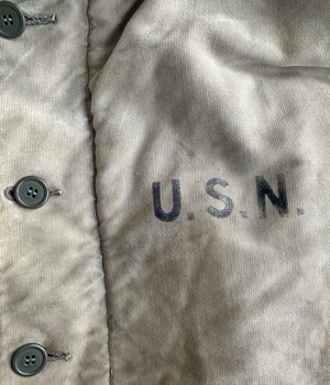 -U.S NAVY- Vintage 40s N-1 Deck Jacket