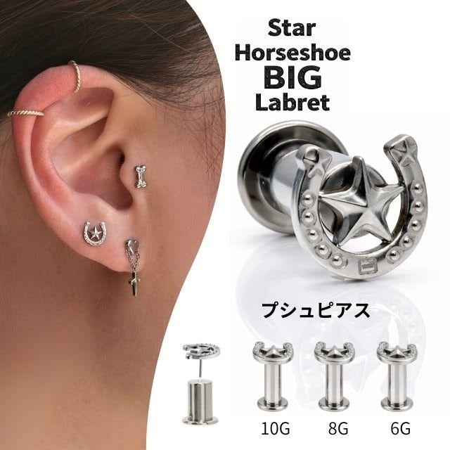 アナトメタル　ピアス　ポラリス　16mm 14G ANATOMETAL 限定商品/Limited Item ポラリスエンド HP ボディ