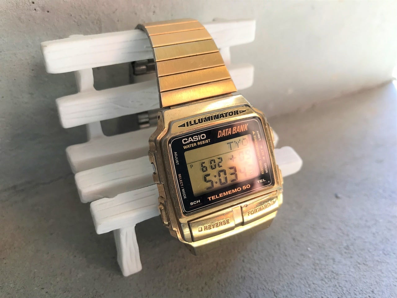 90s CASIO DATABANK DB-580 TELEMEMO50 WORLD TIME | AFTER DARK