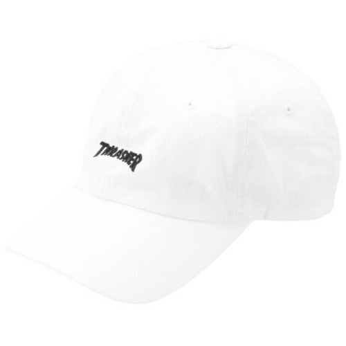 THRASHER (スラッシャー) 6パネル ローキャップ ホワイト THR-C01