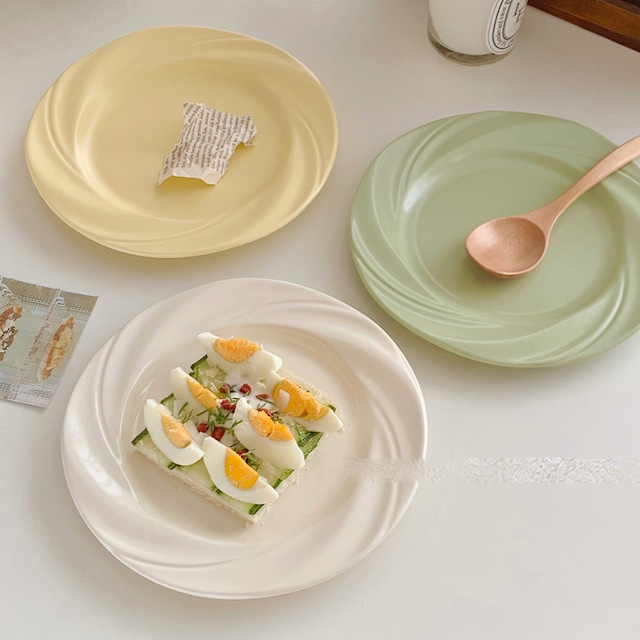 【PLATE】ピュアカラーネジデザインプレート