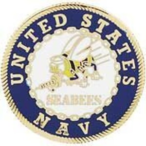 ミリタリー U.S.Navy 　SEABEES ピンバッジ アメリカ 海軍