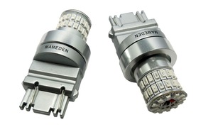 【人気】まめ電(MAMEDEN) アメ車 T25 LED MIRA-SMD 3057 3156 3155 3157 3357 3456 3457 4057 4114 4156 4157 5702 3757 レッドテール (3：アンバー、オレンジ)