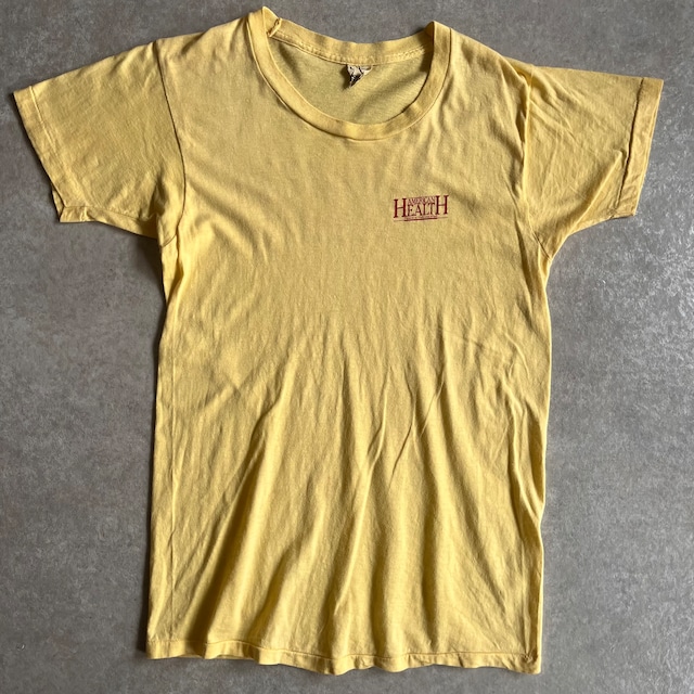 1990s  SCREEN STARS  "AMERICAN HEALTH"  Tee  L  Made in USA