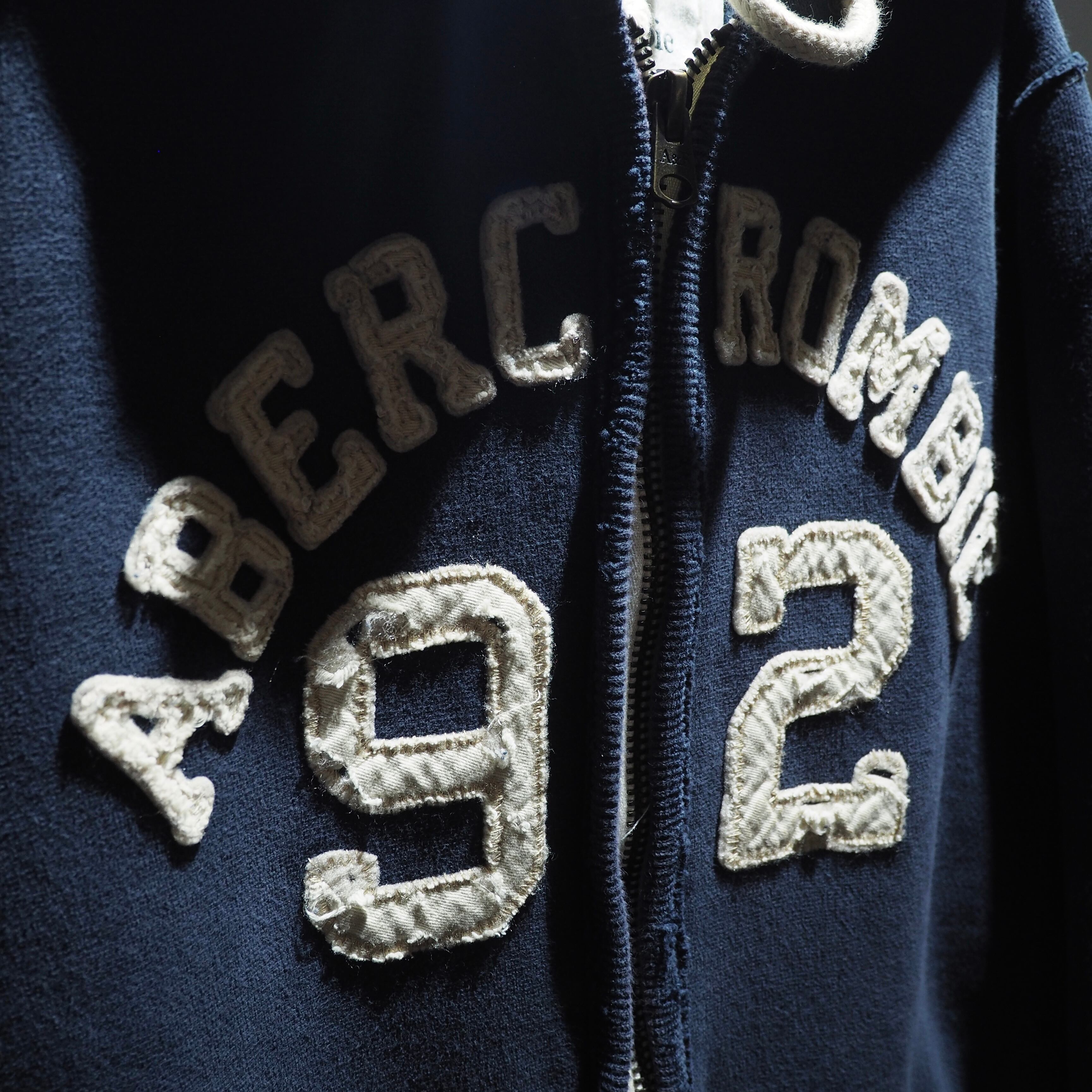 ” Abercrombie & Fitch ” 襤褸 Aging custom full zip Parker