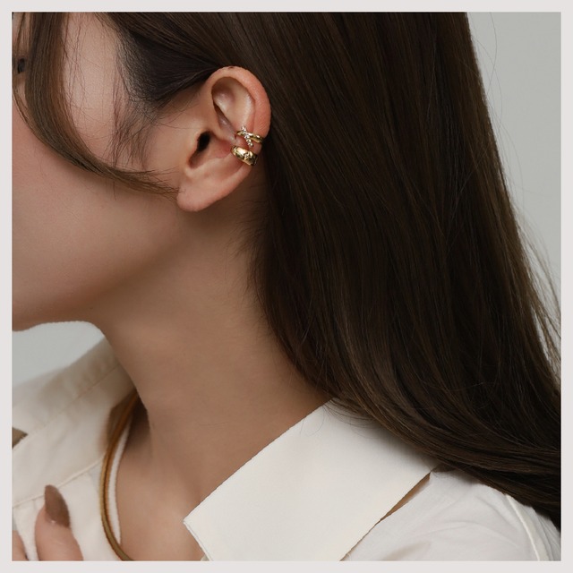 Ear cuff -Gold/Silver-