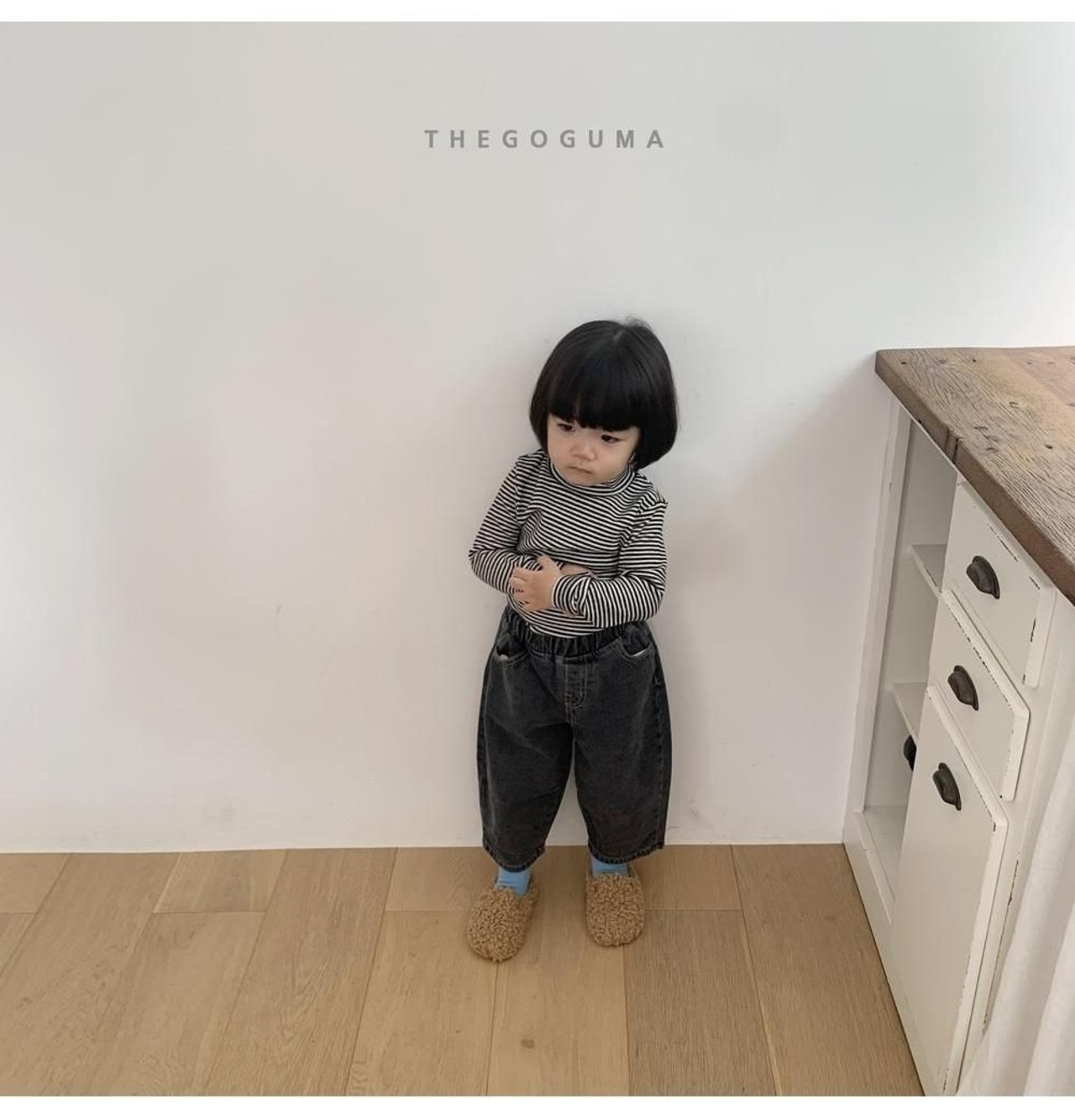 ザゴグマ / THE GOGUMA / バレル裏起毛デニムパンツ / 韓国子供服 / キッズ / 26winter〖取寄〗*XS~XL*