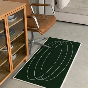 ash rug 60*120 / アッシュ ラグ フットマット カーペット 幾何学 北欧 韓国インテリア雑貨