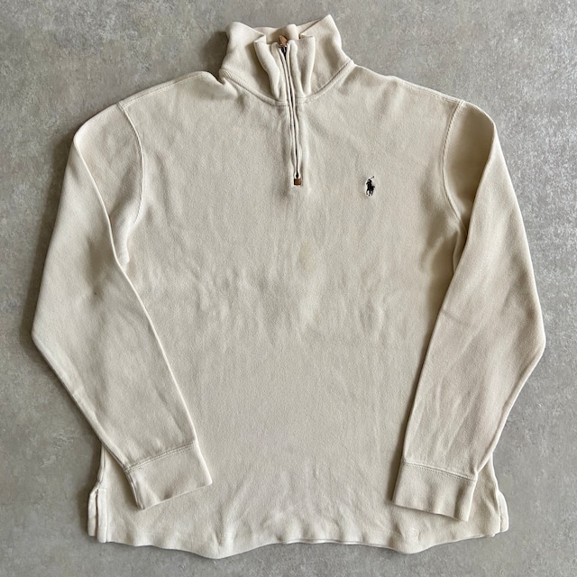 1990s  Polo Ralph Lauren  Half Zip Sweater  L　H676