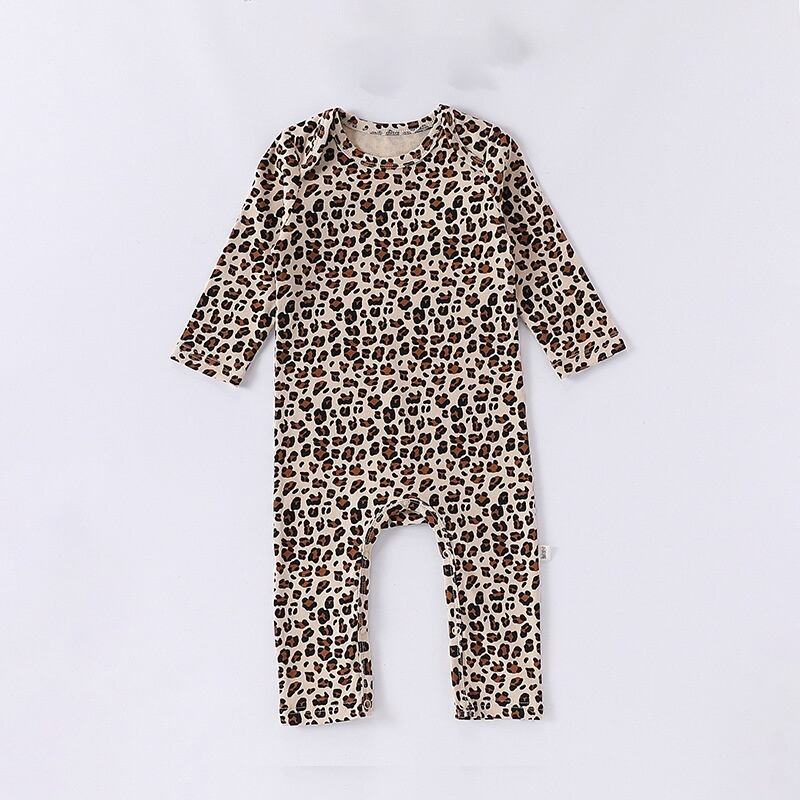 BABY】北欧風 ヒョウ柄ロンパース、オールインワン | Dreambaby