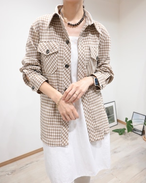 70s US GINGHAM CHECK SHIRT
