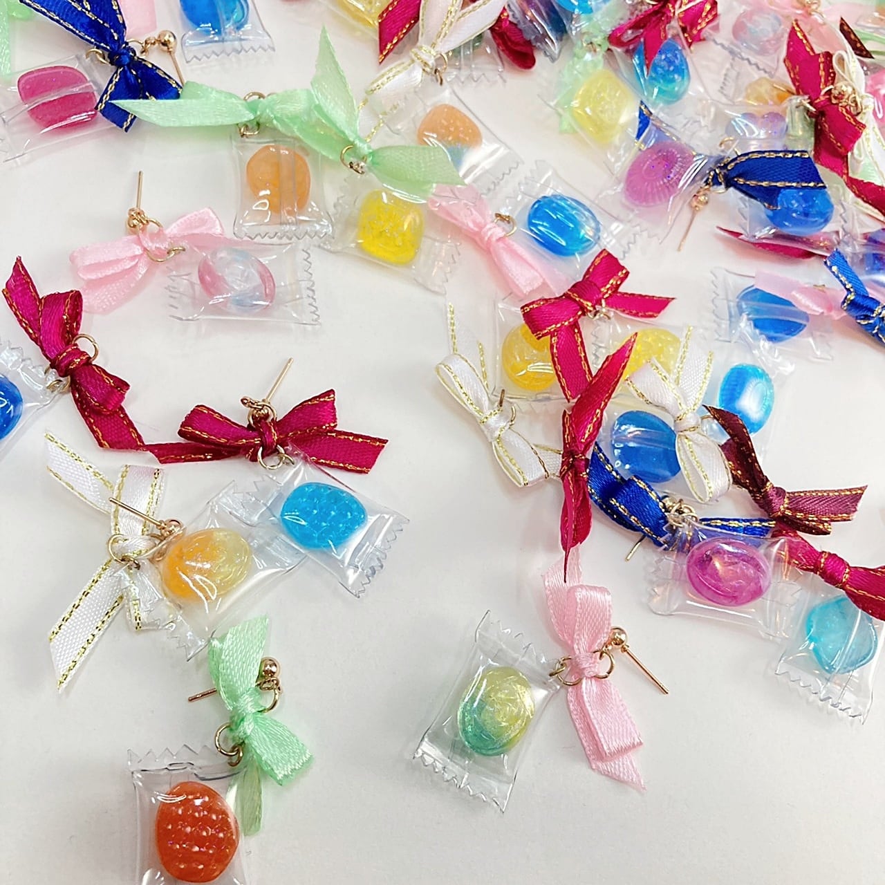 ピアス or イヤリング 】 キャンディ 飴 フード 食べ物 ドロップ | milutu