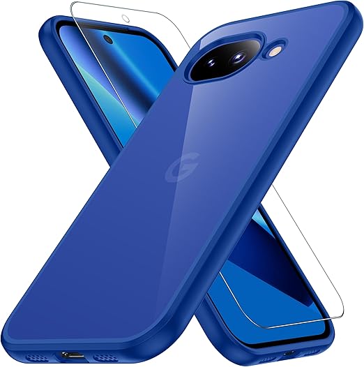gogorelax for Google pixel 10a 用 ケース ブルー 米軍MIL規格 耐衝撃