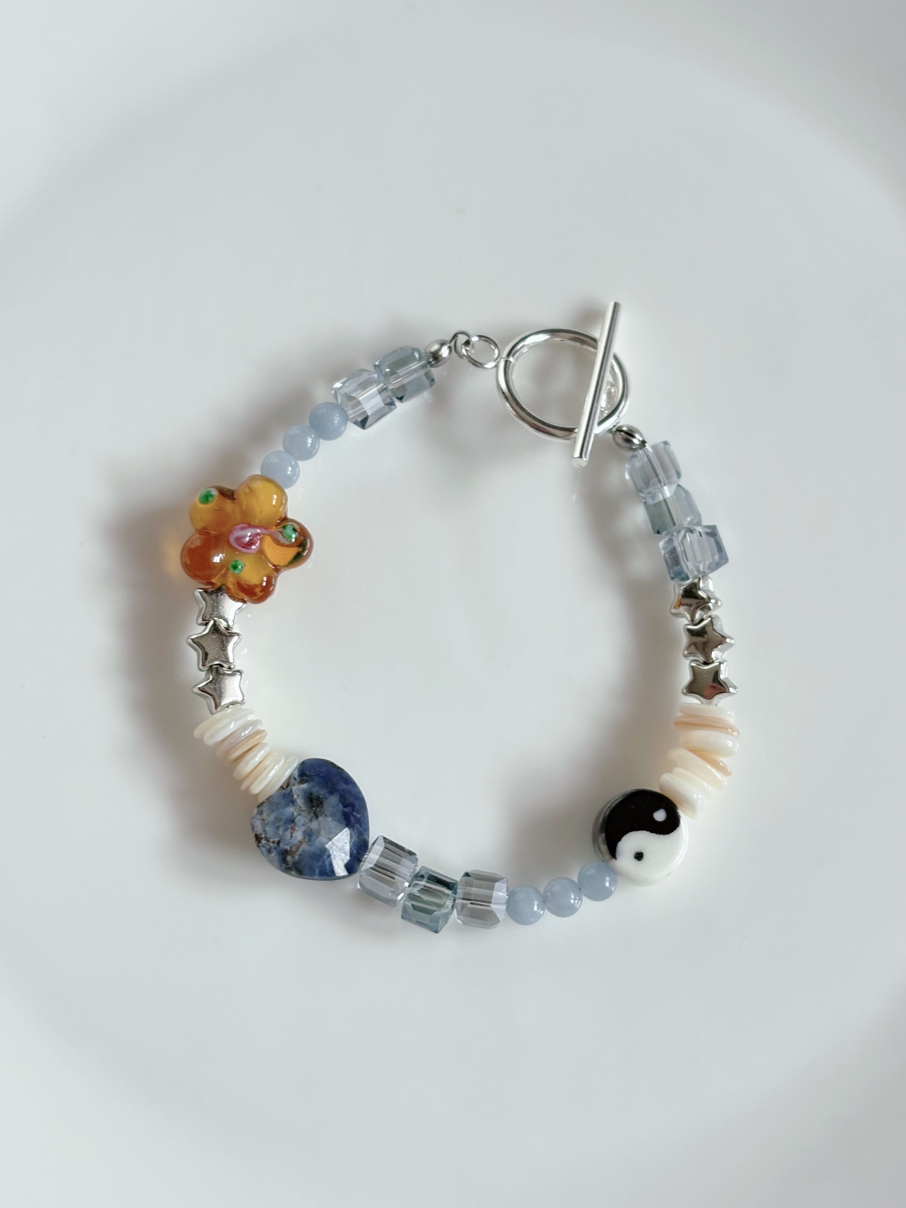 yin yang beads bracelet