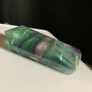 12 透明度有り✩グリーングラデーションフローライト