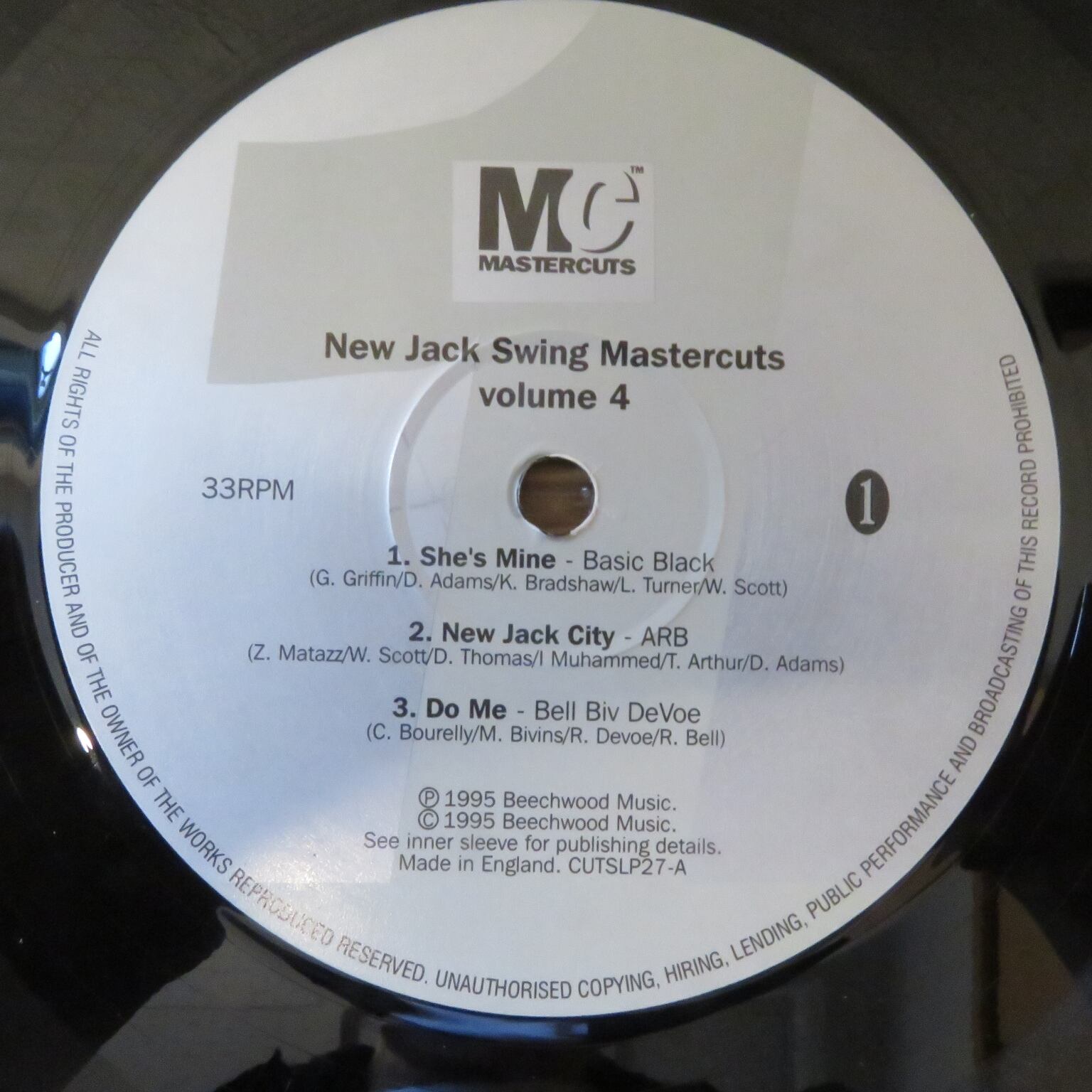 Various / New Jack Swing Mastercuts Volume 4 [CUTSLP 27] - 画像5