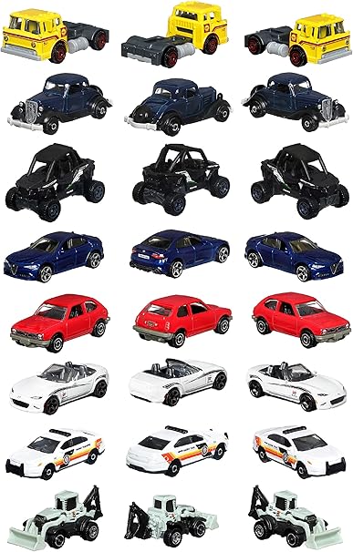 マッチボックス(Matchbox) ベーシックカー アソート【ミニカー24台入り