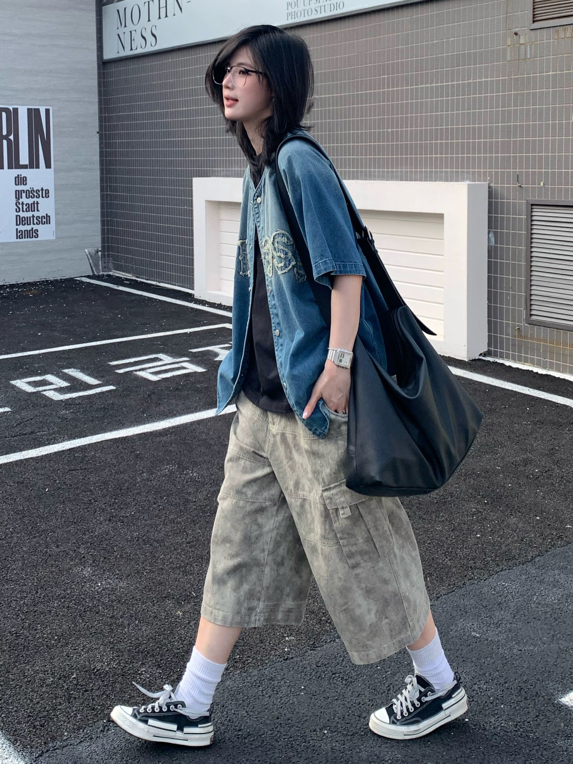 ヴィンテージデニムベースボールシャツ / VINTAGE DENIM BASEBALL