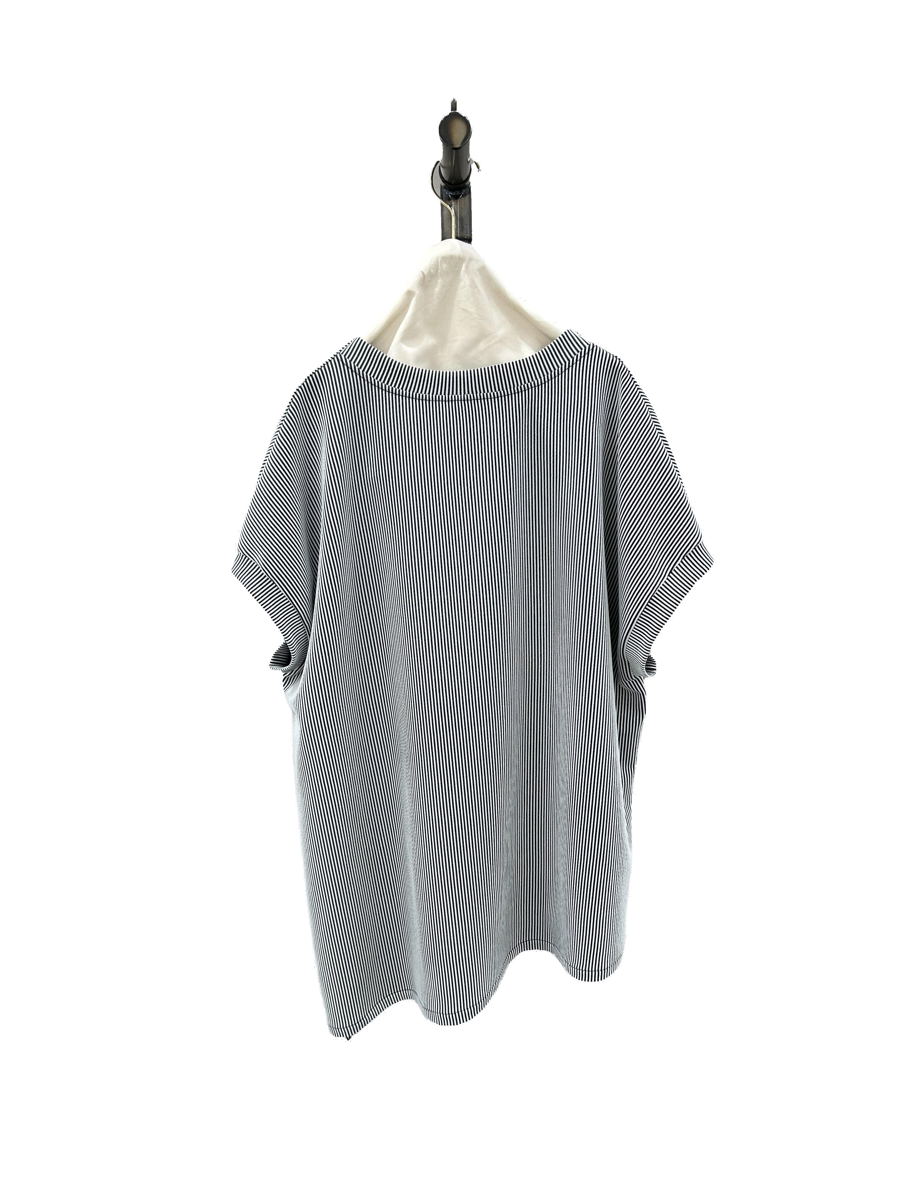 SALE【ayane】アシンメトリーストライプTシャツ 836623 アヤン | red earth