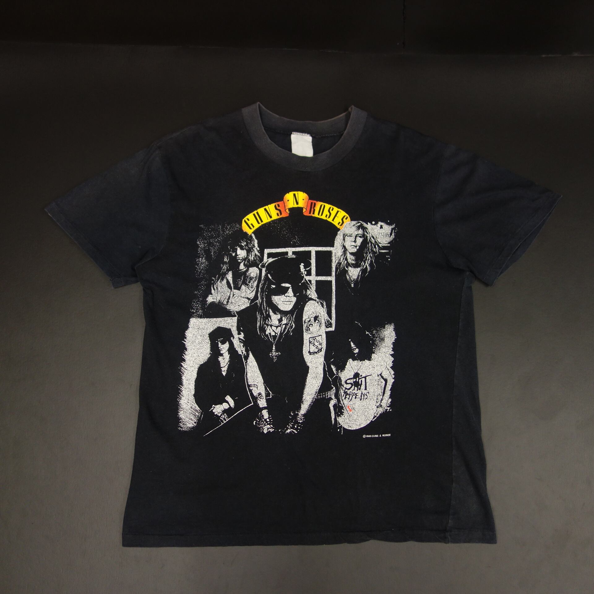 guns n roses 脱色 ダメージ加工 リメイク tシャツ 古着屋 預かり