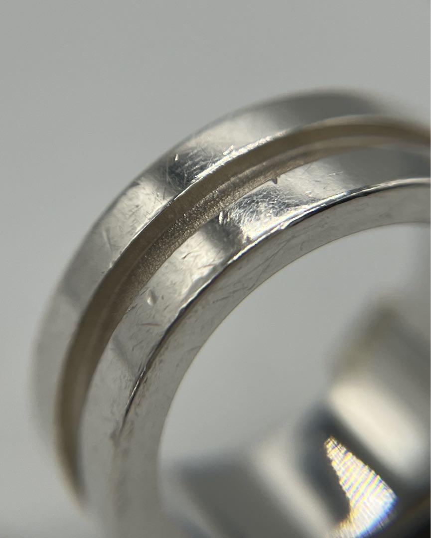 ティファニー TIFFANY グルーブドウィズ リング 10号 SV YGコンビ | Refind