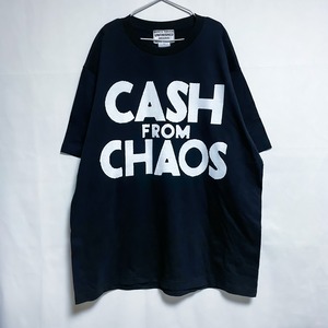 UNFINISHED CASH FROM CHAOS Tshirt BLACK