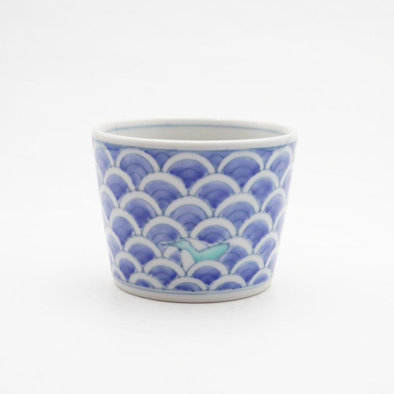 【二月窯】そば猪口 ペンギン H