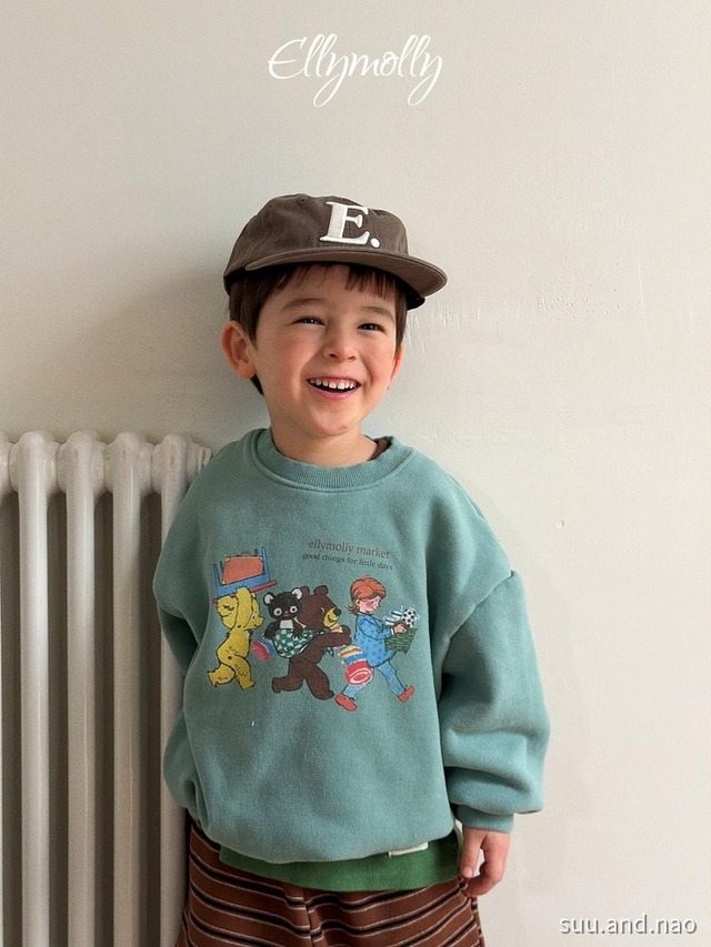 取寄:ELLYMOLLY マーケットフレンズスウェット/Jr※送料無料
