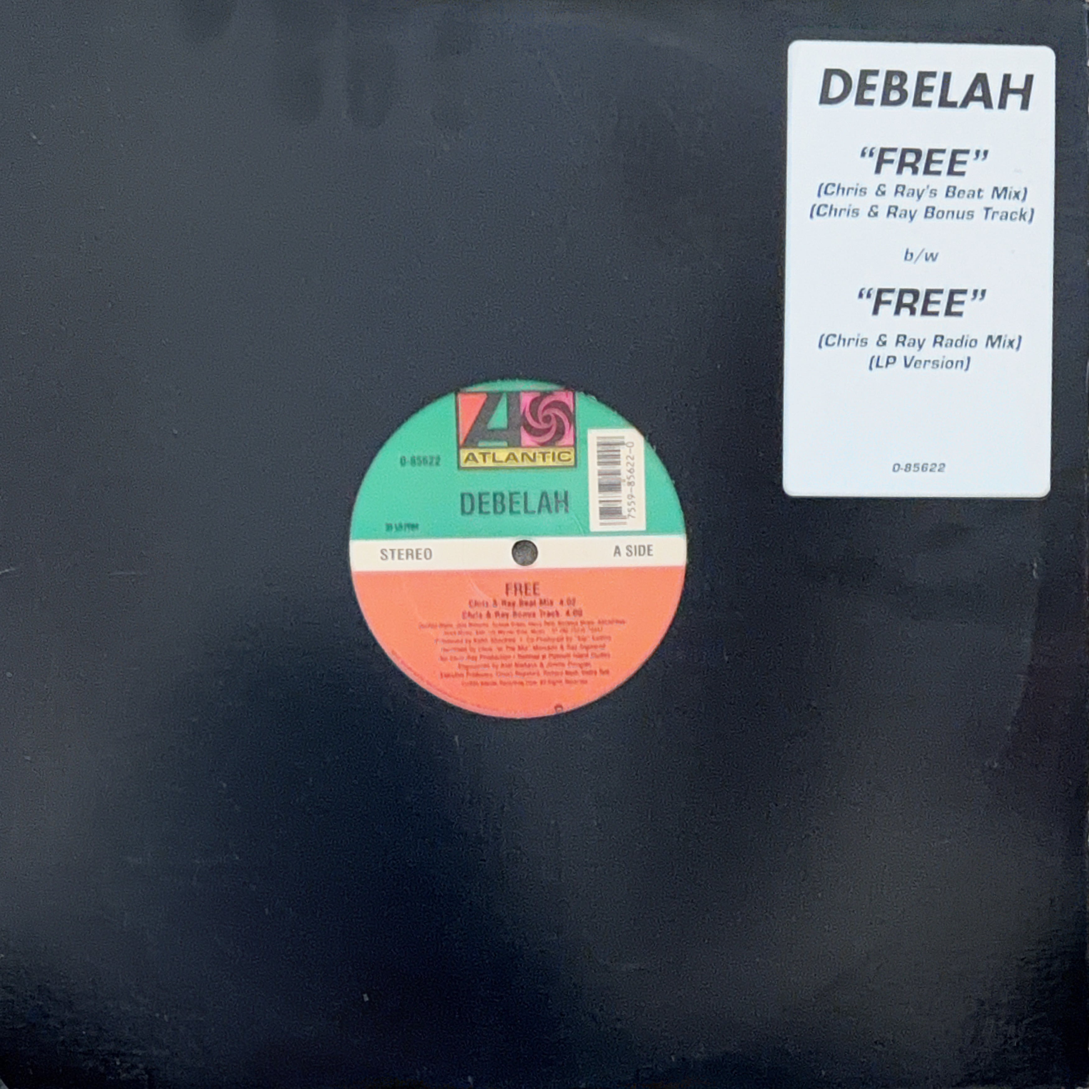 1994] Debelah – Free [Atlantic] | Vehicle Records ビークルレコード