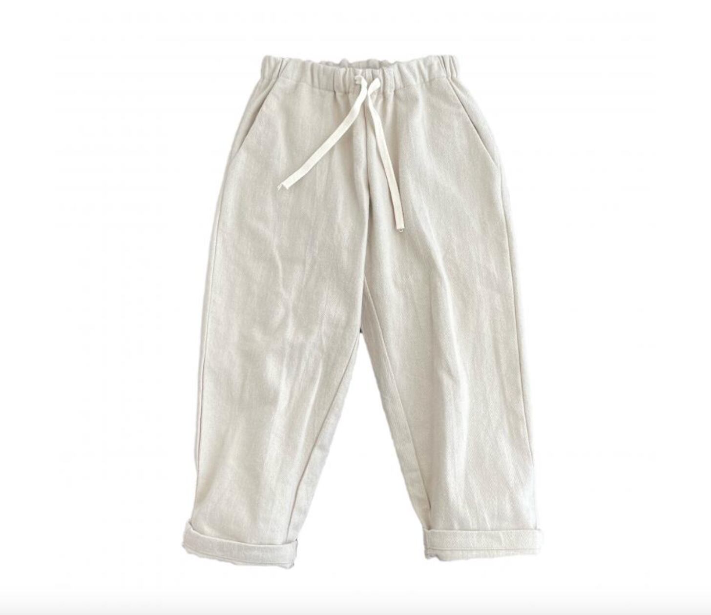 MOUN TEN.(マウンテン)/ organic cotton pants / sand / 110,125,140