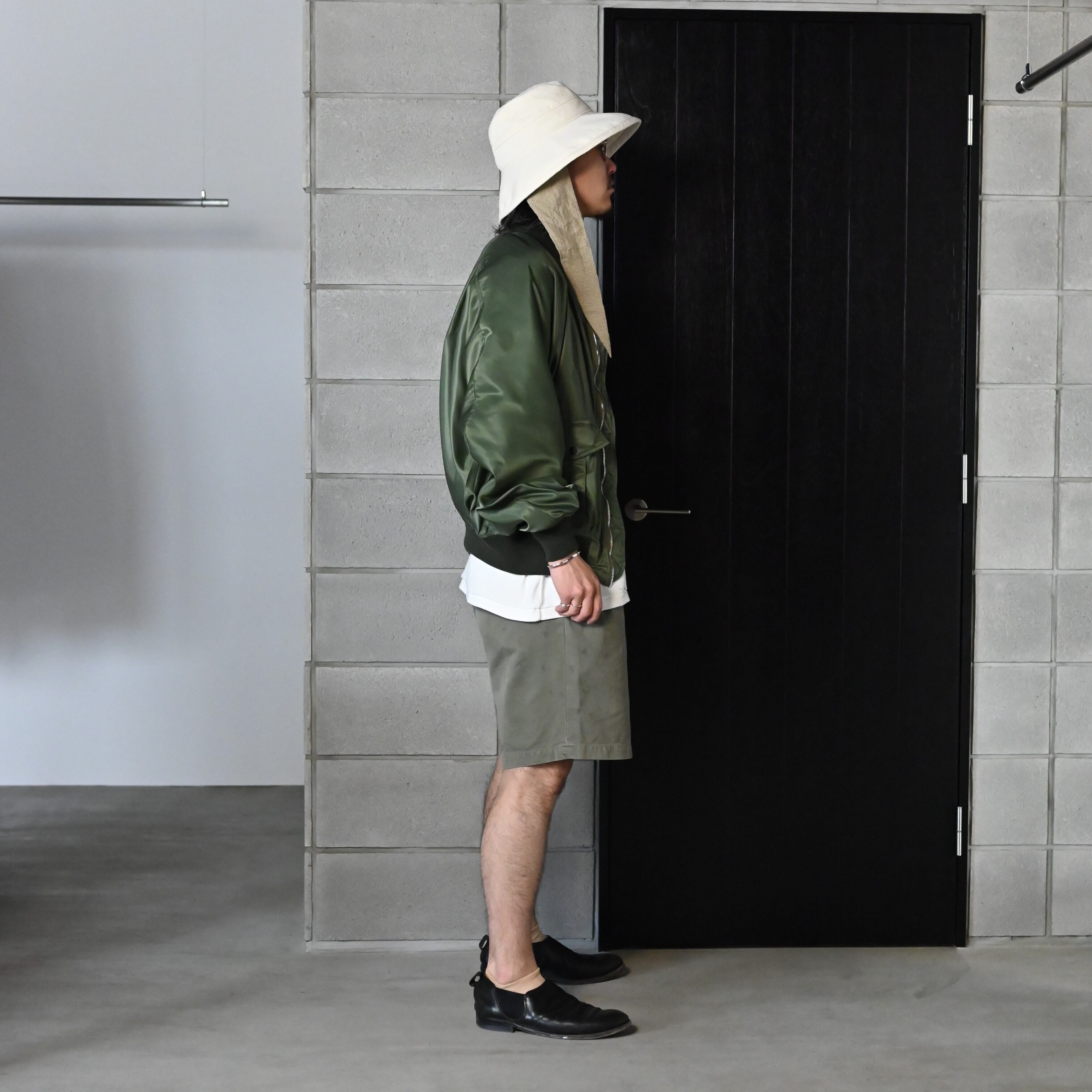 BOWWOW(バウワウ)US ARMY CHINO SHORTS AGEDコーディネート | GANKO