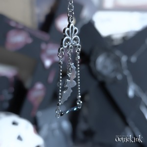 MadCIRCUS コウモリの空中ブランコ 片耳ピアス / イヤリング｜Bat Trapeze｜earrings / clip-on earrings