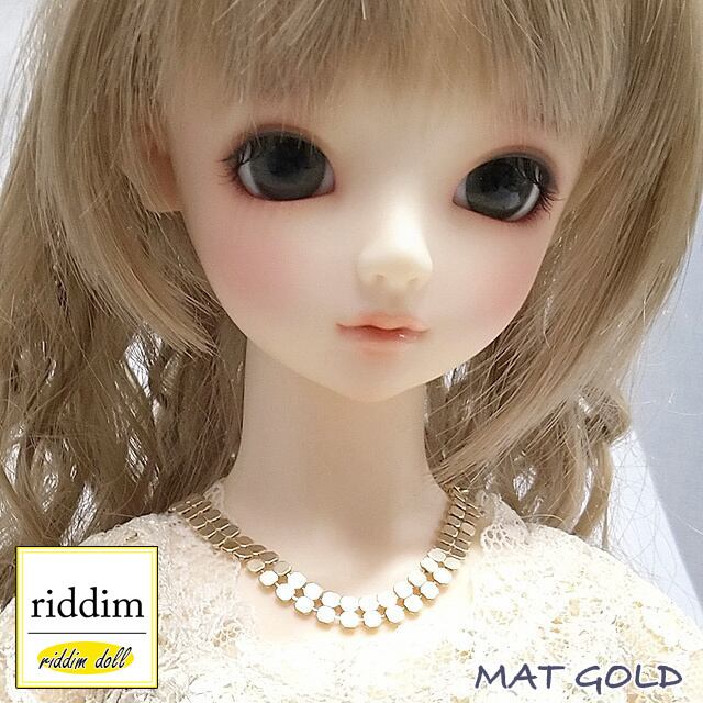 2連メタルシートチョーカー / ネックレス【ドールアクセサリー