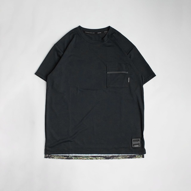 MMA（マウンテンマーシャルアーツ）Dry Pocket Tee  -Black　メンズレディースランニングTシャツ