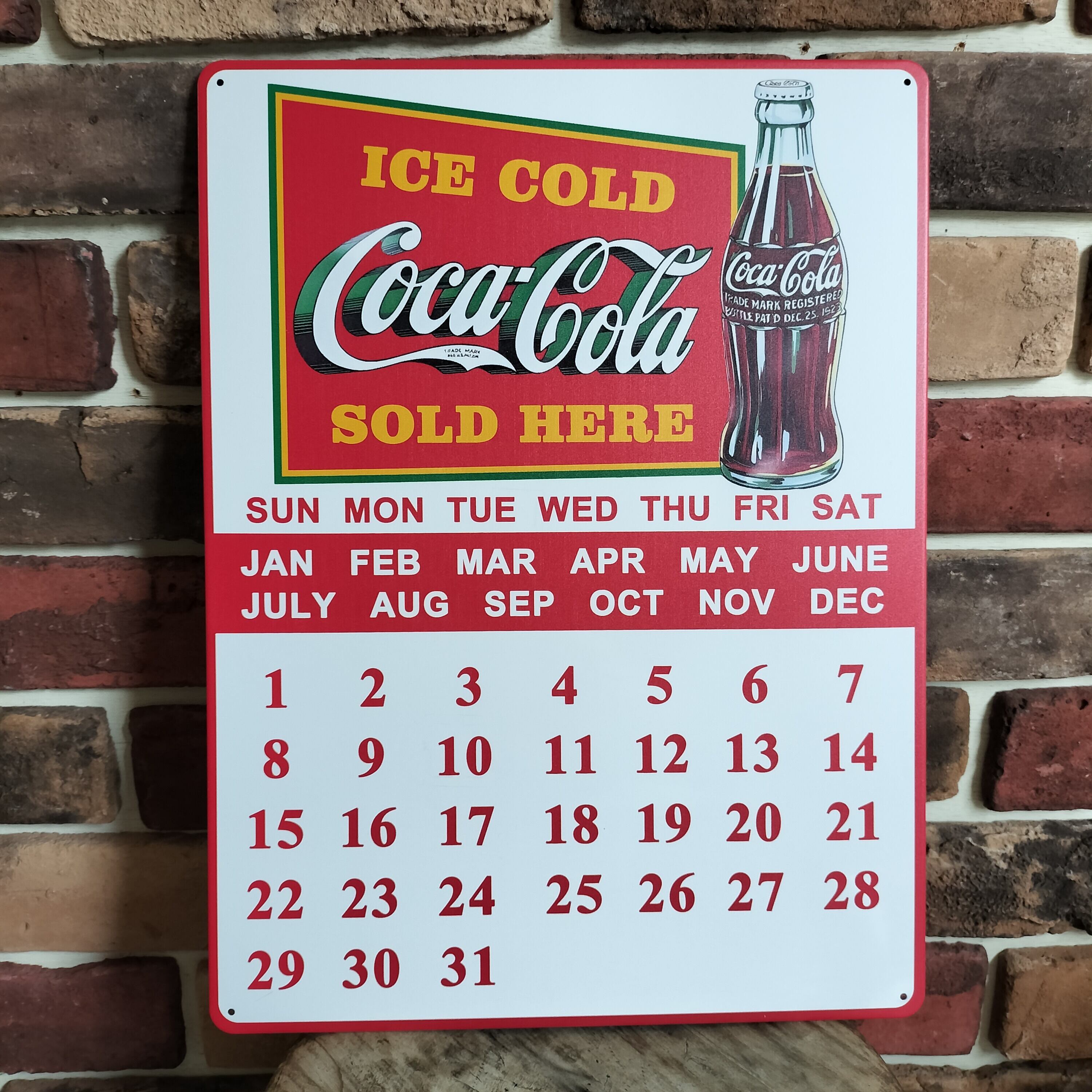 コカコーラカレンダー22枚 1986コカ・コーラマンモスカレンダー 1986