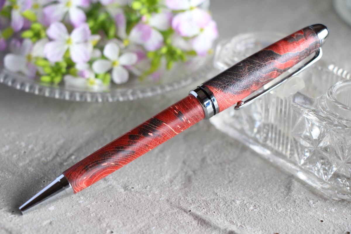 【メープルバールスタビライズドウッド】グラデュエイト万年筆 詳細ページ | 万年筆 ボールペンなど高級筆記具の販売・買取