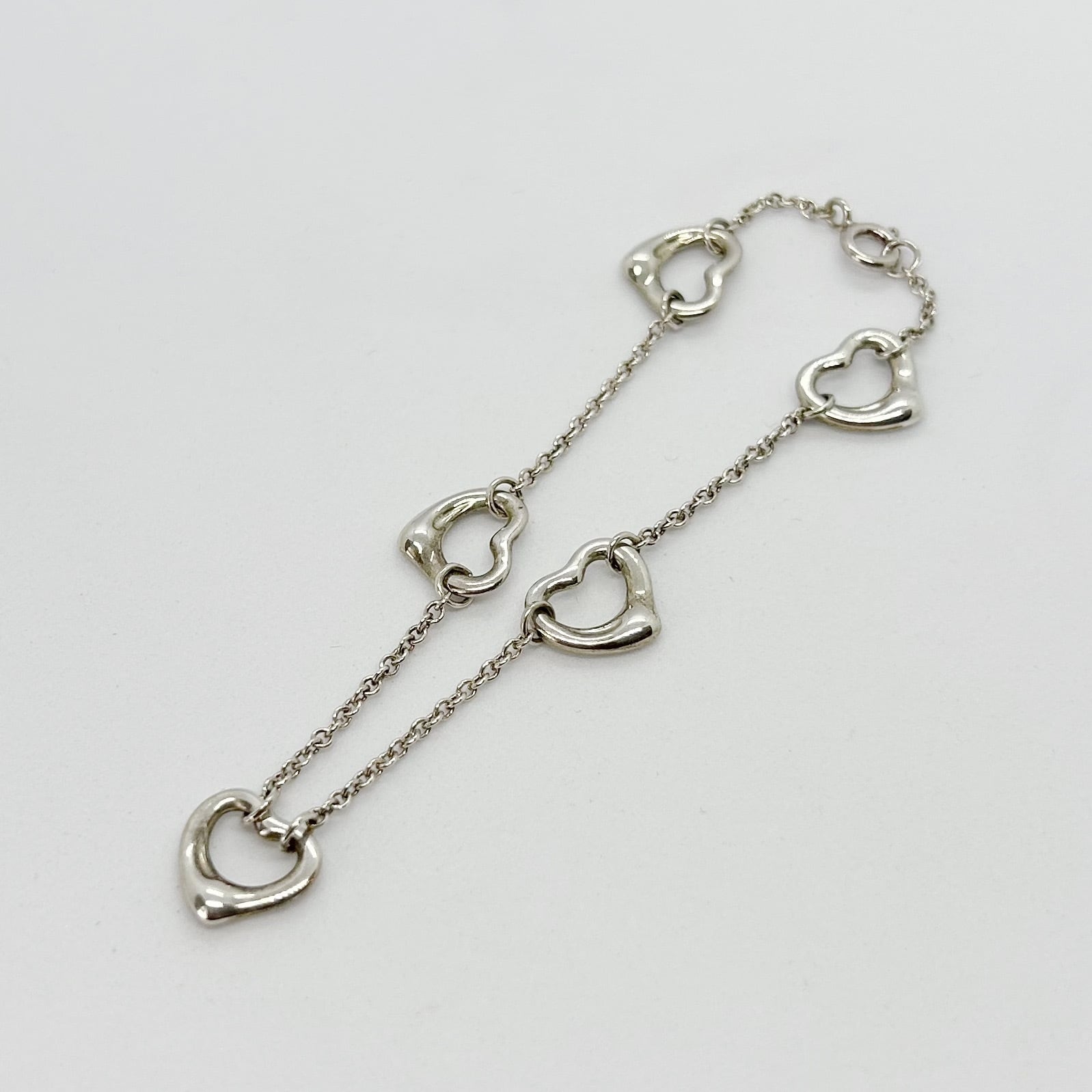 TB7061】Tiffany&Co. 5 open heart bracelet/ティファニー