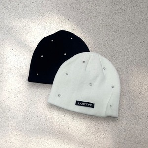 rhinestone knit cap